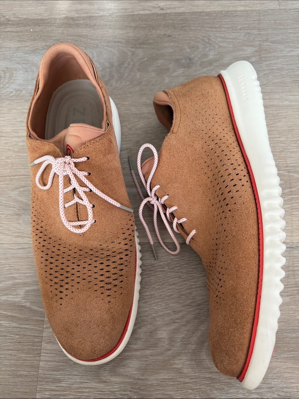 Cole Haan Ground zero Brown Suede Shoes size 10.5 - Picture 6 of 7